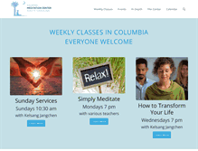 Tablet Screenshot of meditationinsouthcarolina.org